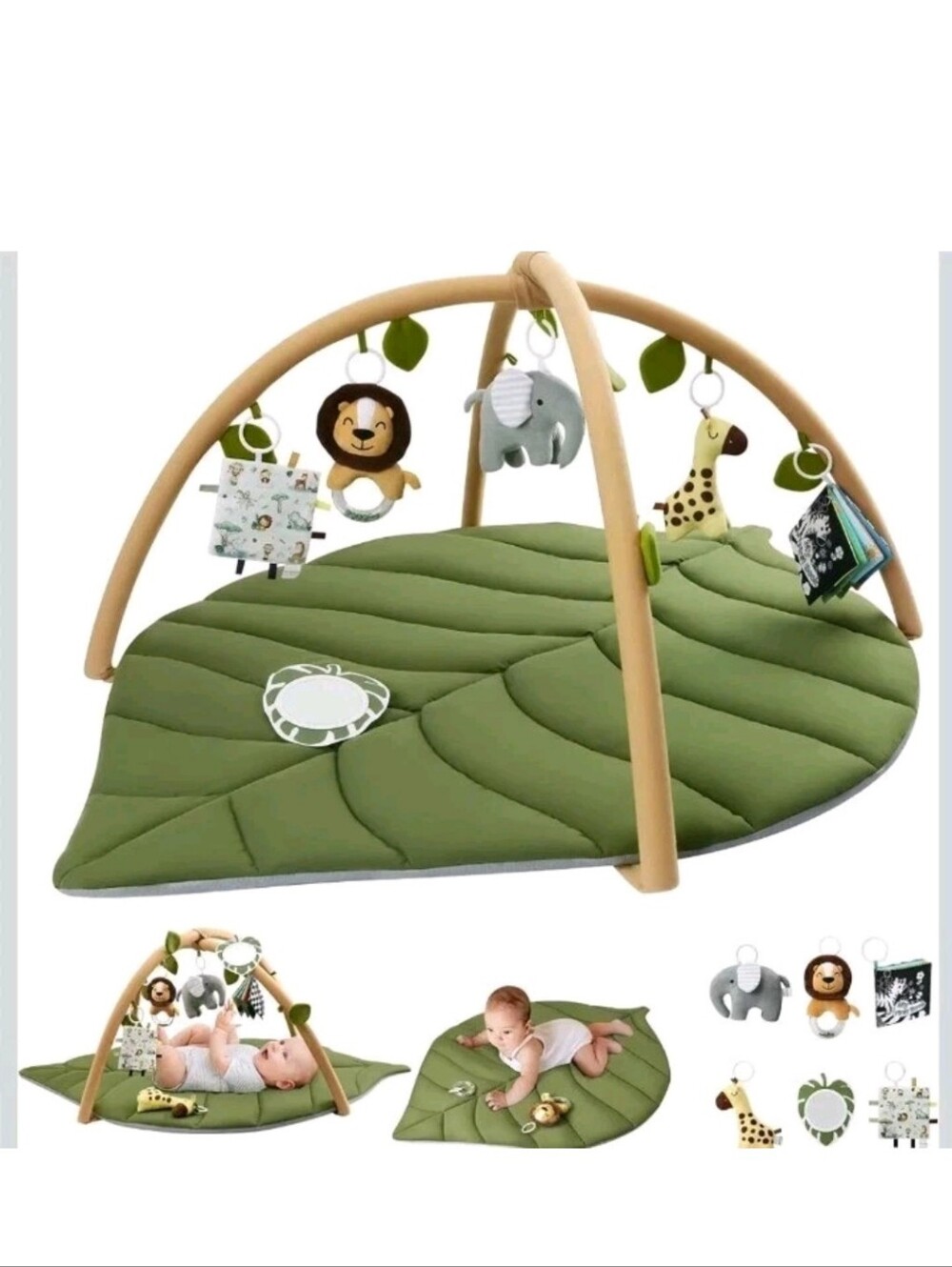 Blissful Diary Activity Gym Playmat w/ Toys And Arches. Open Box.